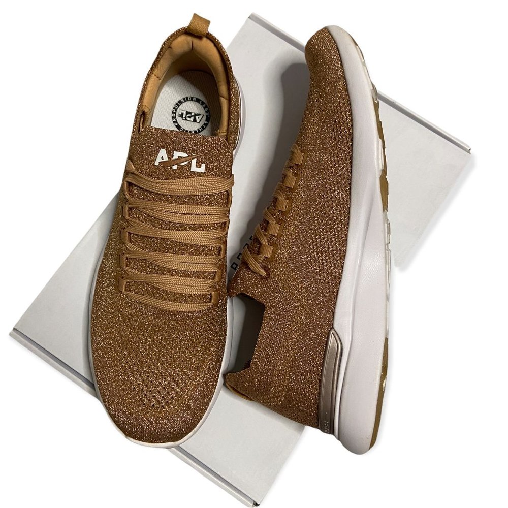 APL Techloom Breeze Rose Gold/White Sneakers- size 11